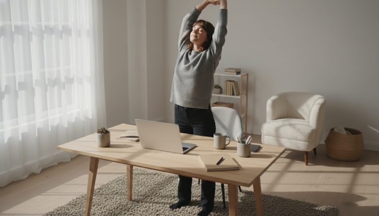 How to Stand Up and Stretch Hourly at Work