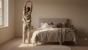 Morning Hydration and Stretch Routine Starter